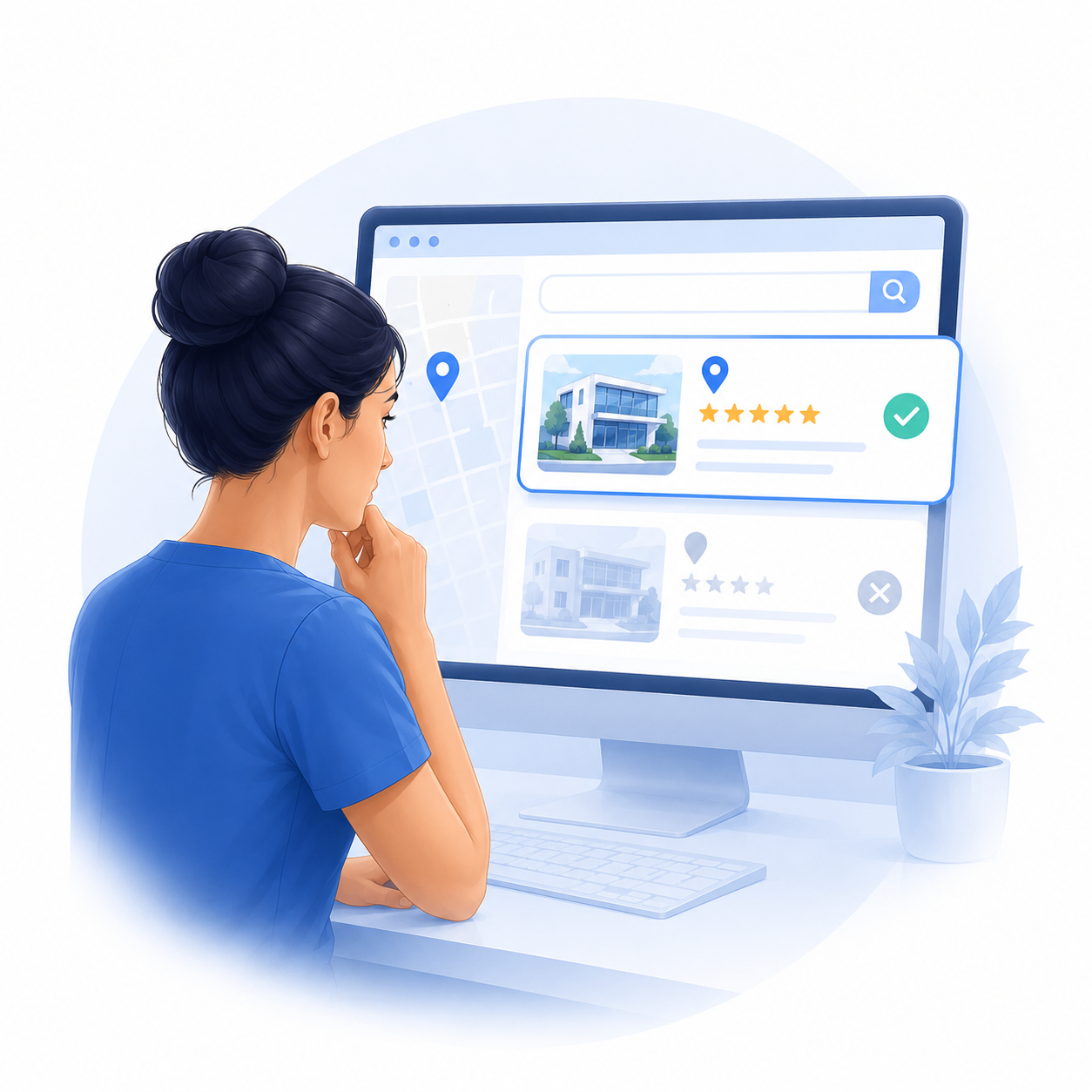 Physiotherapiepraxis wird online nicht gefunden, Patienten buchen bei der Konkurrenz